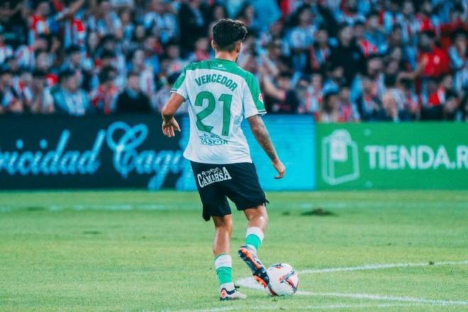 El bilbaíno Unai Vencedor, cedido por el Athletic Club en el Racing de Santander. (Foto: Racing)