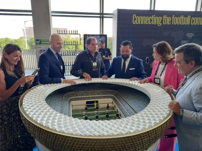 Visita a uno de los espacios del World Football Summit Europe 2024.