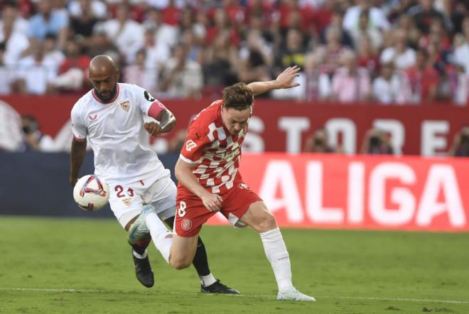 Marcao, ante el Girona (Foto: Kiko Hurtado).