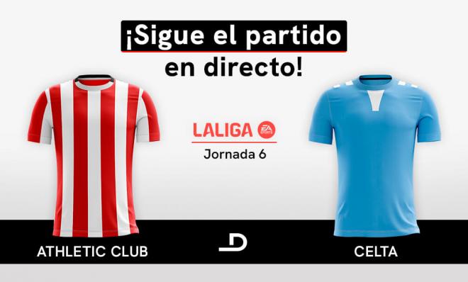 Te contamos en directo, en ElDesmarque, el Athletic Club-RC Celta desde San Mamés.