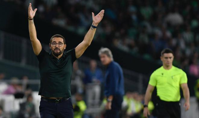 José Bordalás, en el Betis-Getafe (Foto: Kiko Hurtado).