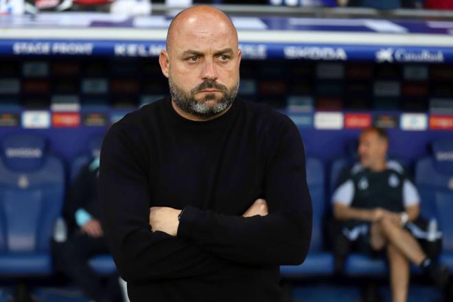 Manolo González, antes de un partido del Espanyol (Foto: Cordon Press).