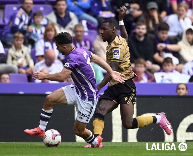 Becker en el Valladolid - Real Sociedad (Foto: LALIGA).