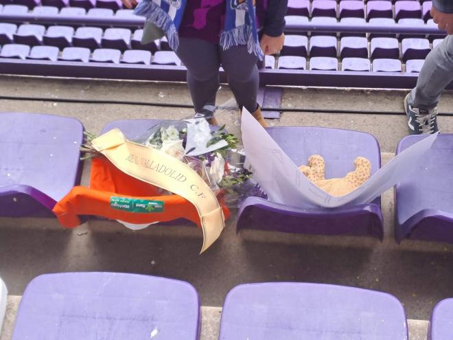 El homenaje a Sofía en el Valladolid - Real Sociedad