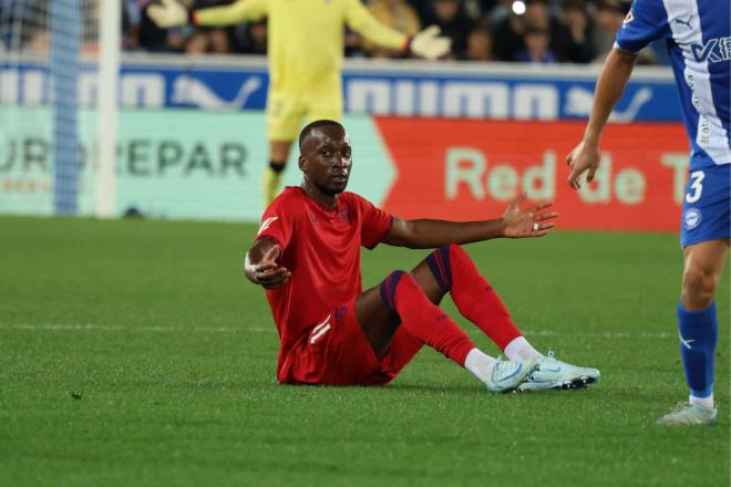 Lukebakio, en el Alavés-Sevilla (Foto: Cordon Press).