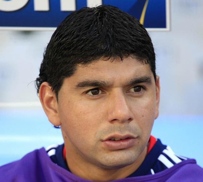 Néstor Ortigoza, exfutbolista, en un partido con Paraguay (FOTO: Cordón Press).