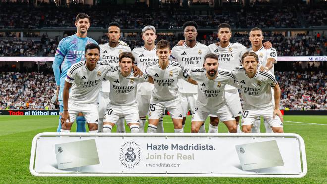 Once del Real Madrid ante el Espanyol (Foto: RMCF).