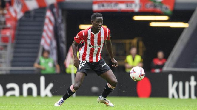 El lateral de Dakar Adama Boiro, titular ante el RC Celta en San Mamés (Foto: Athletic Club).