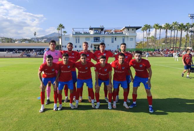 El once titular del Estepona ante el Juventud de Torremolinos.