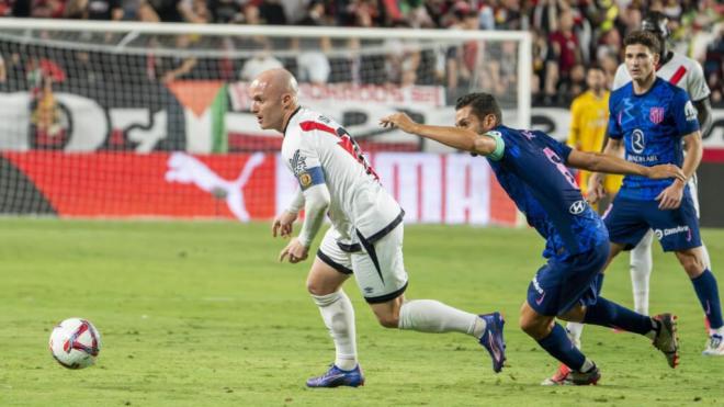 Isi Palazón en el duelo frente al Atlético de Madrid (Foto: LALIGA)