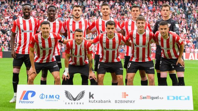 Este es el once que sacaba Valverde ante el Celta en San Mamés (Foto: Athletic Club).