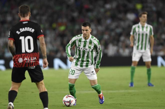 Lo Celso, ante el Mallorca (Foto: Kiko Hurtado)