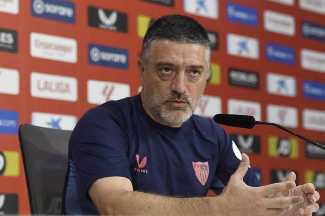 García Pimienta, entrenador del Sevilla FC(Foto: Kiko Hurtado).