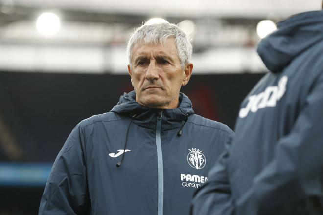 Quique Setién entrenando al Villarreal (Cordon Press)