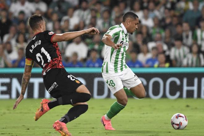 Vitor Roque, ante el Mallorca (Foto: Kiko Hurtado)