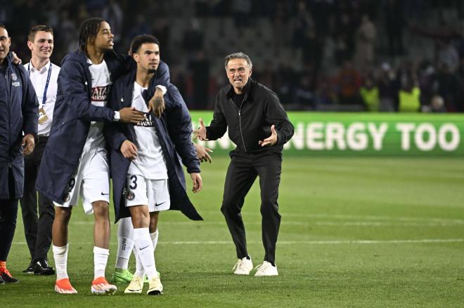 Luis Enrique en la eliminatoria ante el Barcelona (Cordon Press)