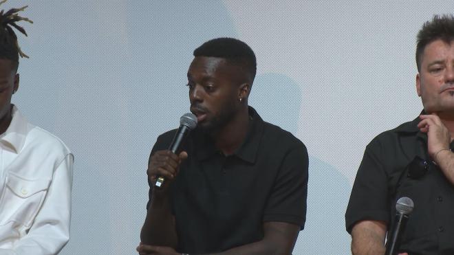 Iñaki Williams durante la presentación de su documental (Fuente: ElDesmarque)