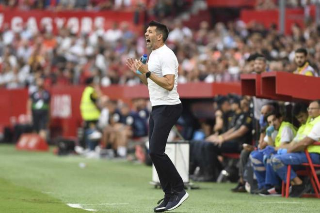 Pezzolano, en el Sevilla - Real Valladolid (Foto: Kiko Hurtado).