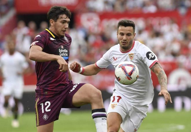 Saúl, en el Sevilla-Valladolid (Foto: Kiko Hurtado).