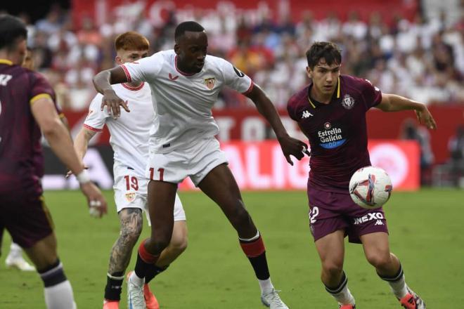 Lukebakio, en el Sevilla-Valladolid (Foto: Kiko Hurtado).