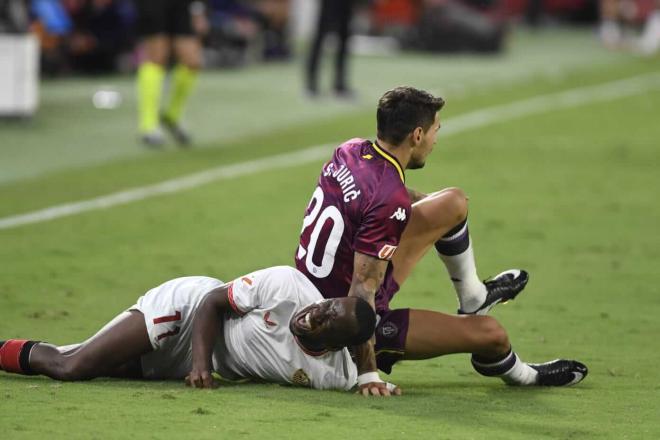 Lukebakio, en el Sevilla-Valladolid (Foto: Kiko Hurtado).