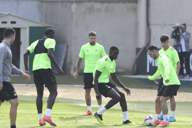 Nobel Mendy, en el entrenamiento (Foto: Kiko Hurtado)