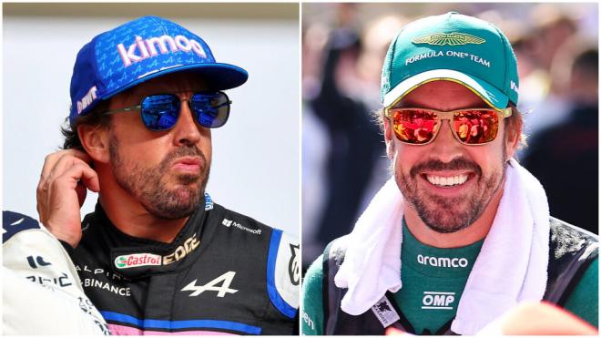 Fernando Alonso, con Alpine y con Aston Martin (Cordon Press)