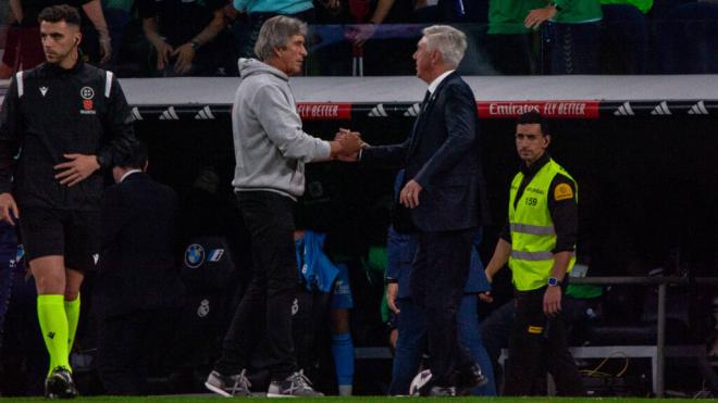 Carlo Ancelotti y Manuel Pellegrini (Fuente: Cordon Press)