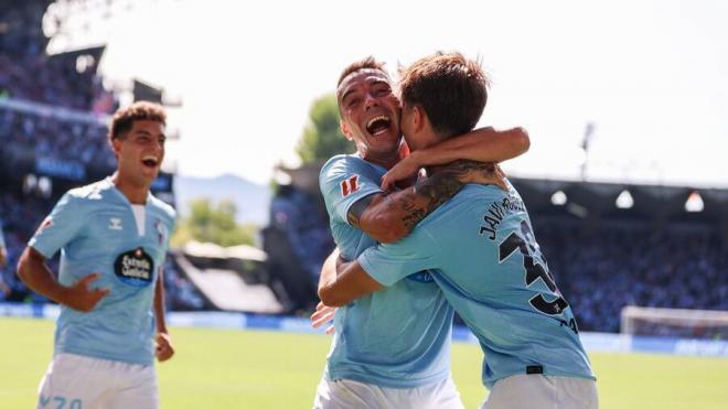 Iago Aspas, Javi Rodríguez y Hugo Álvarez (Foto: RC Celta).