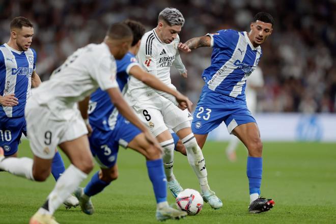 Carlos Benavídez en el Real Madrid - Alavés (Europa Press)