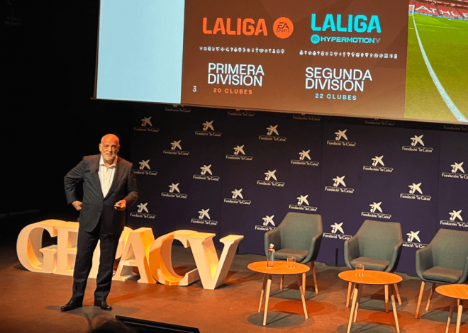 Javier Tebas en Valencia