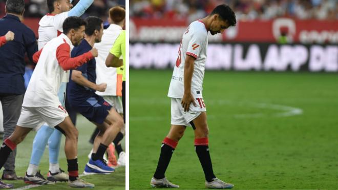 El partido de Jesús Navas ante el Real Valladolid (Fotos: Kiko Hurtado).