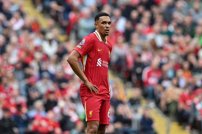 Trent Alexande-Arnold, durante un partido del Liverpool (Foto: Cordon Press).