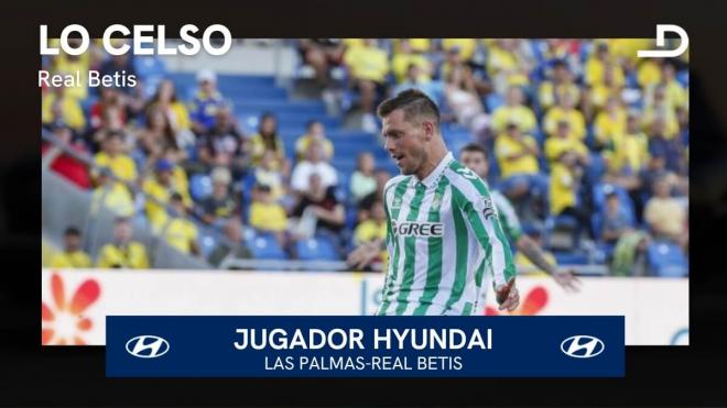 Giovani Lo Celso en el partido.