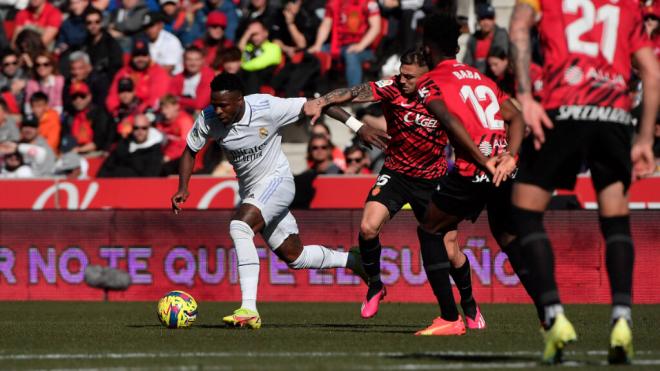 Vinicius, en el partido contra el Mallorca el 5 de febrero de 2023 (Cordon Press)