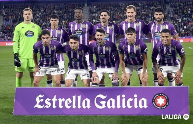 El once del Pucela ante el Mallorca.