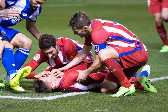 Fernando Torres, inconsciente tras chocar con Bergantiños en 2017 (Foto: Cordon Press).