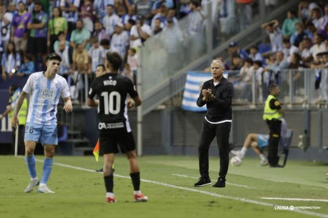 Pellicer, en el Málaga-Elche. Foto: LALIGA