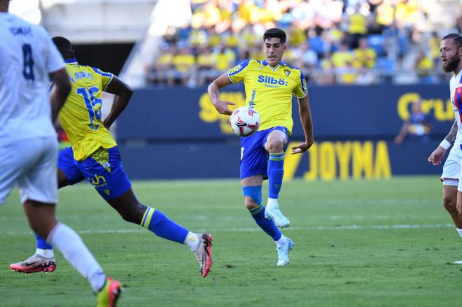 Carlos Fernández, en un partido en el Mirandilla (Foto: Cádiz CF).