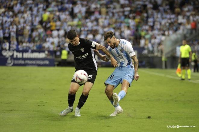 Lance del Málaga-Elche de la primera vuelta (Foto: LALIGA).
