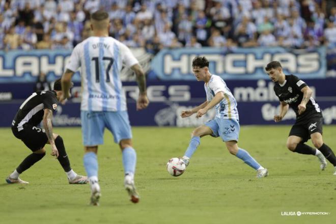 Aarón Ochoa, un diamante en bruto en La Rosaleda. (Foto: LALIGA)