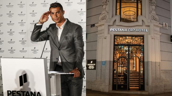 Cristiano Ronaldo en la presentación del hotel Pestana (Cordon Press)