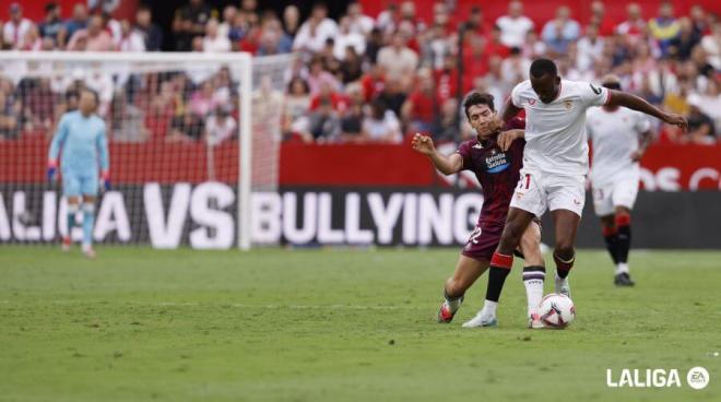 Mario Martín, ante el Sevilla (Foto: LALIGA).