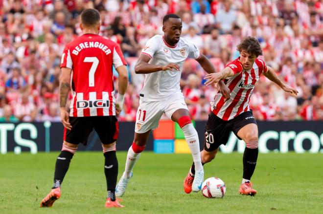 Lukebakio, en el Athletic-Sevilla (Foto: EFE).