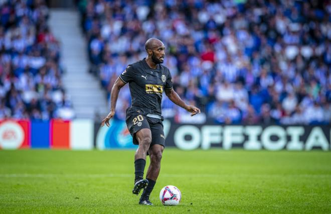 Foulquier en el Real Sociedad-Valencia