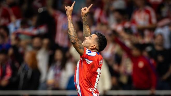 Ángel Correa consiguió el gol del empate ante el Real Madrid (foto: Cordon Press)