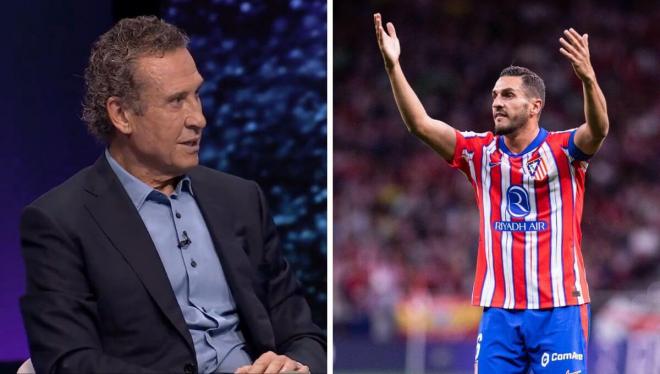 Jorge Valdano y Koke.