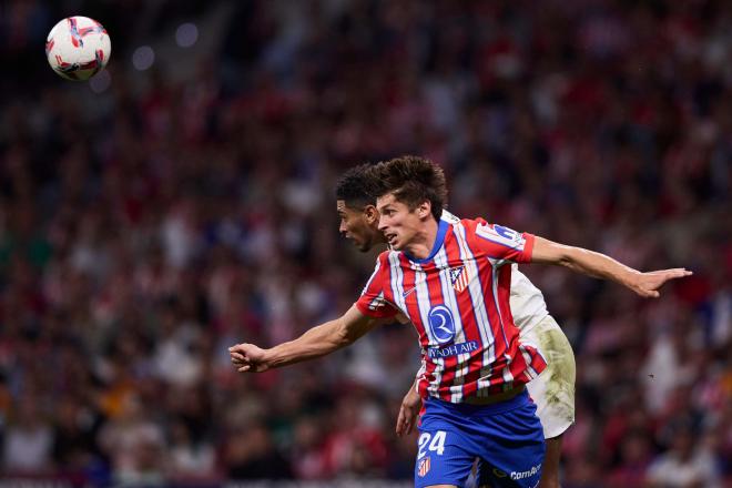 Robin Le Normand, en el Atlético-Real Madrid (Foto: Cordon Press).