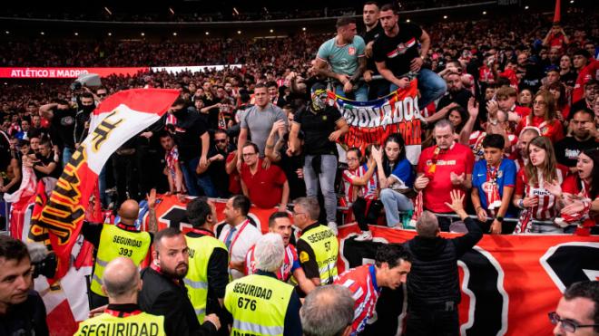 El Frente Atlético, ultras del equipo rojiblanco (Cordon Press)