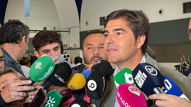 Ángel Haro, presidente del Real Betis (foto: Kiko Hurtado).